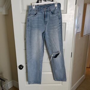 American Eagle Light Blue Distressed Jeans